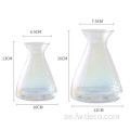 Modernt glas transparenta vaser